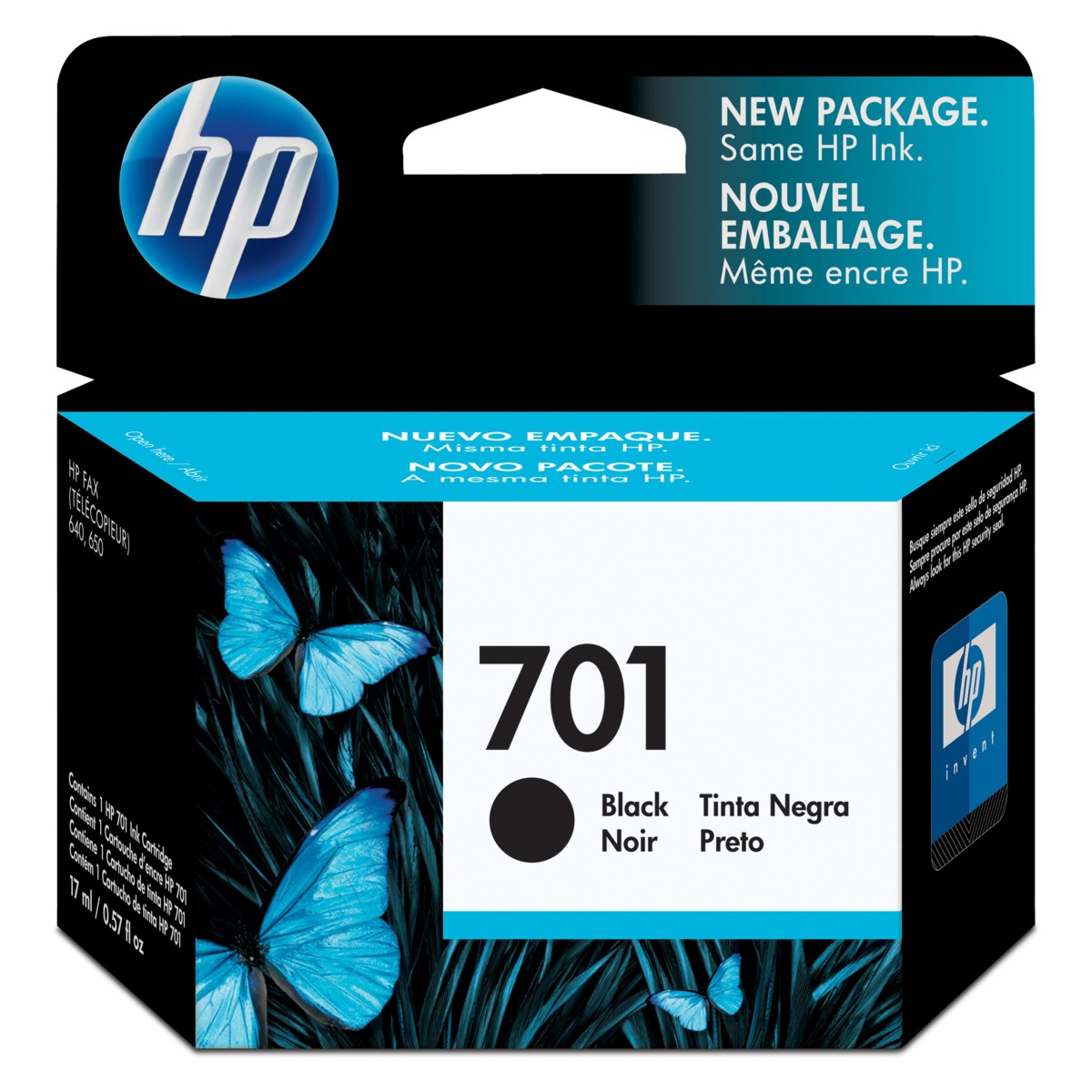 Cartridge HP 701 CC635A (Černá) - originální Hp