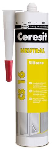 CERESIT CS16 neutrální silikon bílý 280ml Distrimo-cz
