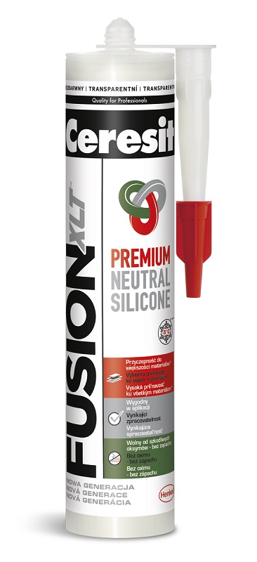 CERESIT FUSION neutrální silikon TRANSP. 280ml Distrimo-cz
