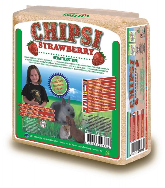Chipsi lisované hobliny jahoda  15 l / 1 kg eMazel-cz