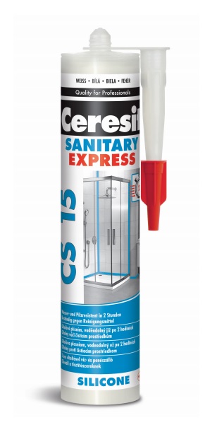 CERESIT CS15 EXPRESNÍ sanitární silikon 280ml Distrimo-cz