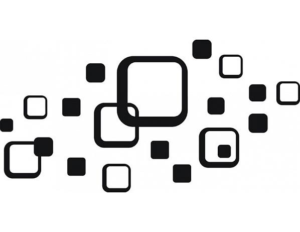 Forliving ČTVERCE samolepící dekorace Nibowaka - Jana Vondrušová