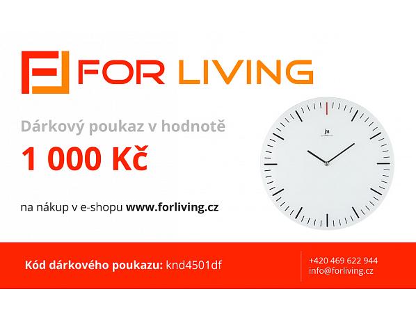 Dárkový poukaz 1 000 Kč FORLIVING s.r.o.