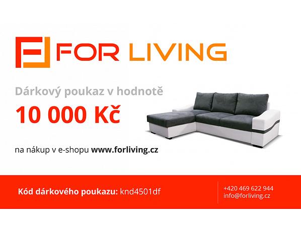 Dárkový poukaz 10 000 Kč FORLIVING s.r.o.