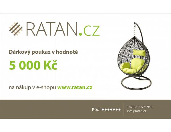 Ratan-klub  Dárkový poukaz 5 000 Kč Ratan-klub