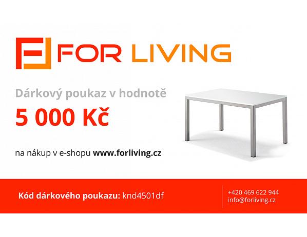 Dárkový poukaz 5 000 Kč FORLIVING s.r.o.