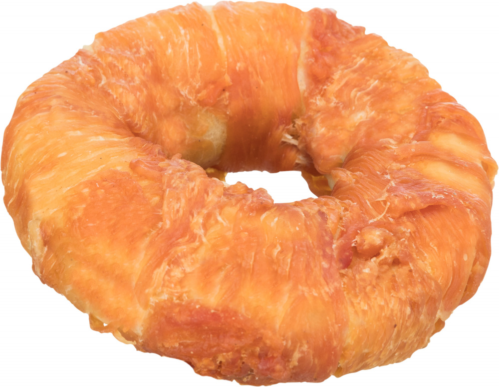 Dentafun - plněný buvolí kroužek obalený kuřecím masem 11 cm/65 g eMazel-cz