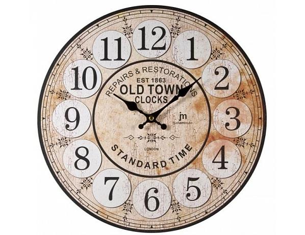 Designové nástěnné hodiny 21439 Lowell 34cm DESIGNOVÉ HODINY