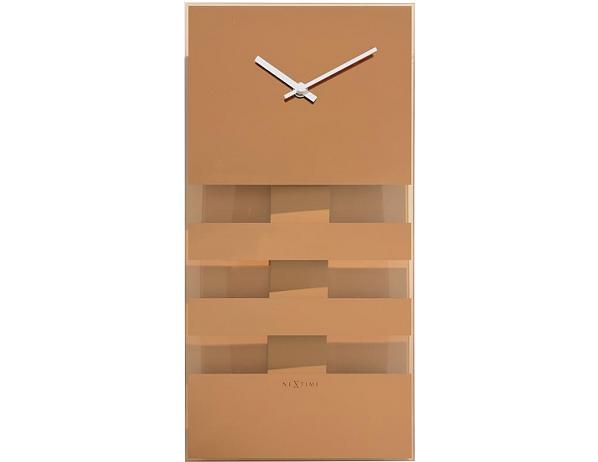 Designové nástěnné hodiny 2855CO Nextime 38 cm DESIGNOVÉ HODINY