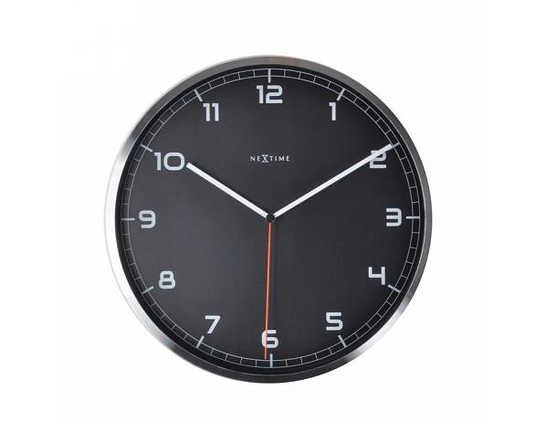 nástěnné hodiny 3080zw Nextime Company number 35cm DESIGNOVÉ HODINY