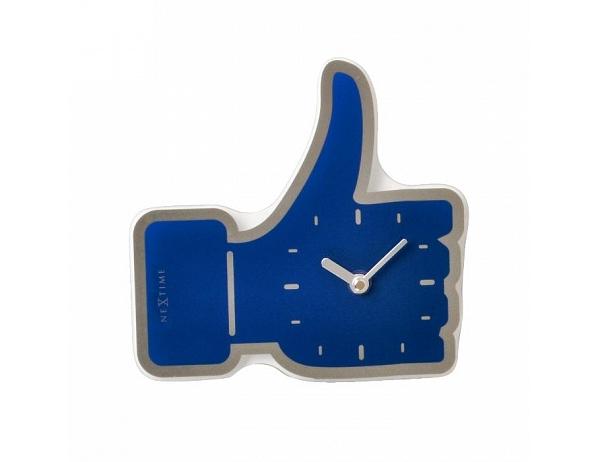nástěnné hodiny 5185bl Nextime mini Facebook Like 21cm DESIGNOVÉ HODINY