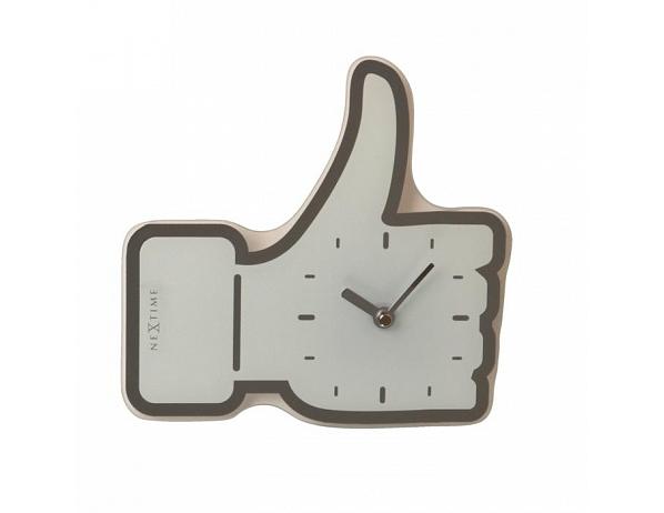 nástěnné hodiny 5185wi Nextime mini Facebook Like 21cm DESIGNOVÉ HODINY
