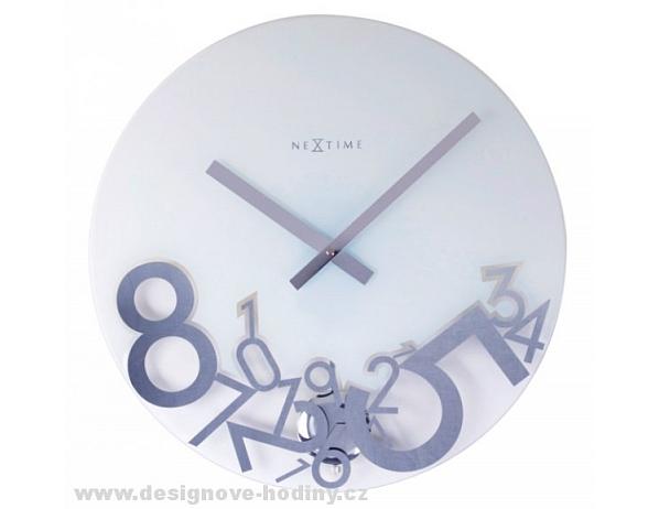 nástěnné hodiny 8115 Nextime Dropped 43cm DESIGNOVÉ HODINY