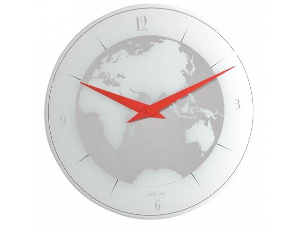 nástěnné hodiny 8142 Nextime Atlas 43cm DESIGNOVÉ HODINY