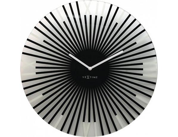 Designové nástěnné hodiny 8175zw Nextime Sticks 43cm DESIGNOVÉ HODINY