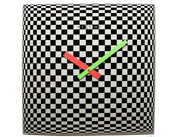 Designové nástěnné hodiny 8178 Nextime Victor 43cm DESIGNOVÉ HODINY