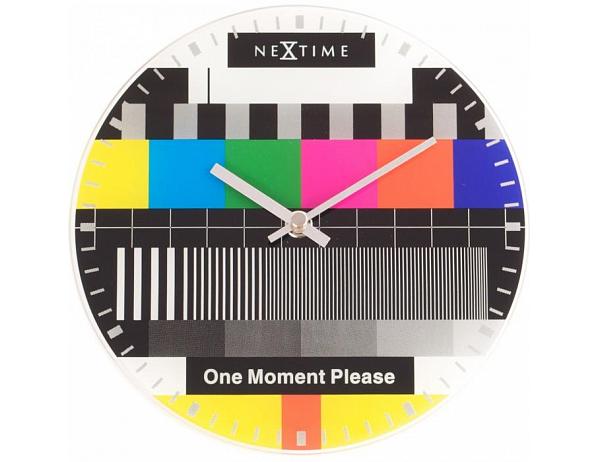 nástěnné hodiny 8802 Nextime Small Testpage 30cm DESIGNOVÉ HODINY