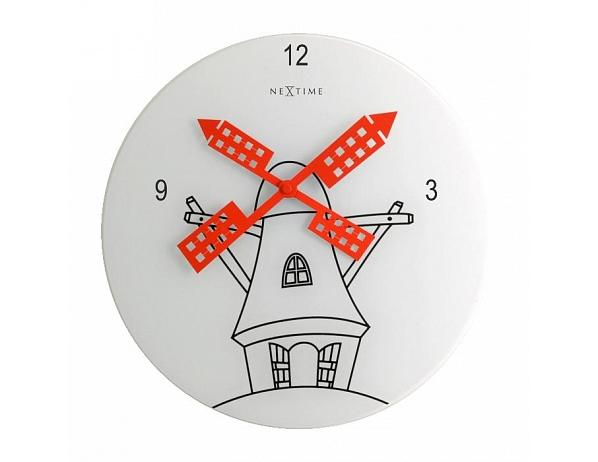 nástěnné hodiny 8807 Nextime Windmill 30cm DESIGNOVÉ HODINY