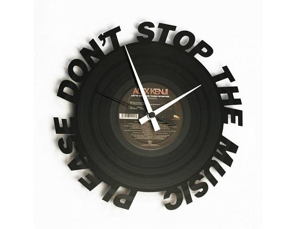 Designové nástěnné hodiny Discoclock 084 Dont Stop Music 30cm DESIGNOVÉ HODINY