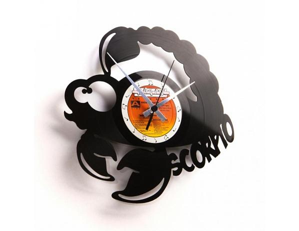 nástěnné hodiny Discoclock Z08 Štír 30cm DESIGNOVÉ HODINY