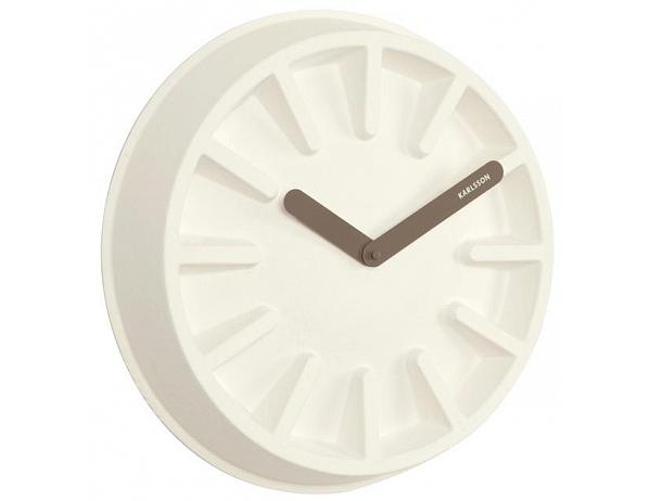 Designové nástěnné hodiny KA5571WH Karlsson 40cm DESIGNOVÉ HODINY