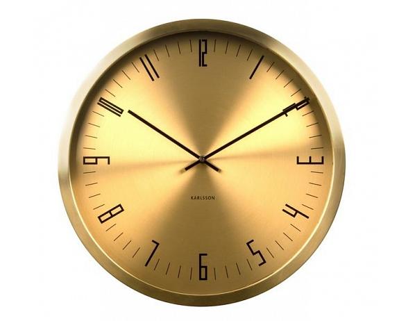 Designové nástěnné hodiny KA5612GD Karlsson 44cm DESIGNOVÉ HODINY