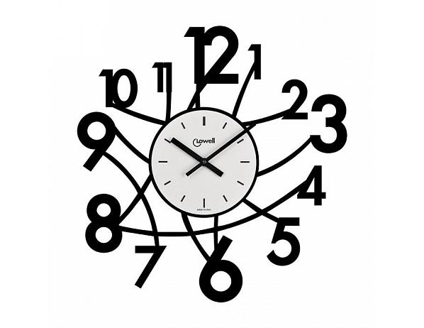 Designové nástěnné hodiny Lowell 05833N Design 50cm DESIGNOVÉ HODINY