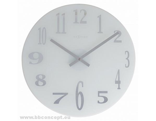 nástěnné hodiny Nextime MIRROR 43cm DESIGNOVÉ HODINY