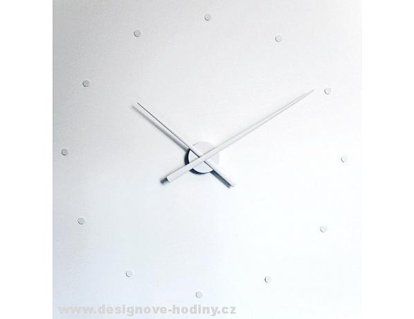 nástěnné hodiny NOMON OJ bílé 50cm DESIGNOVÉ HODINY