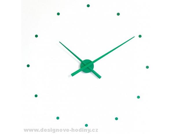 nástěnné hodiny NOMON OJ zelené 80cm DESIGNOVÉ HODINY