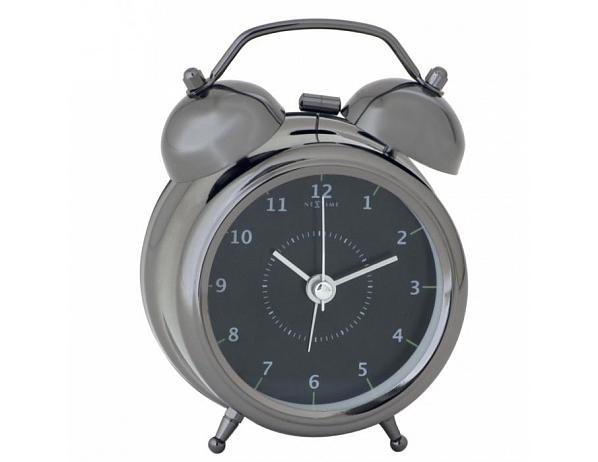 budík 5111zw Nextime Wake Up 9cm DESIGNOVÉ HODINY
