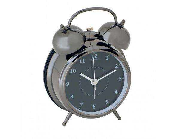 budík 5112zw Nextime Wake Up 12cm DESIGNOVÉ HODINY