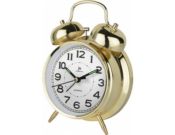 Designový budík JA7041G Lowell 17cm DESIGNOVÉ HODINY