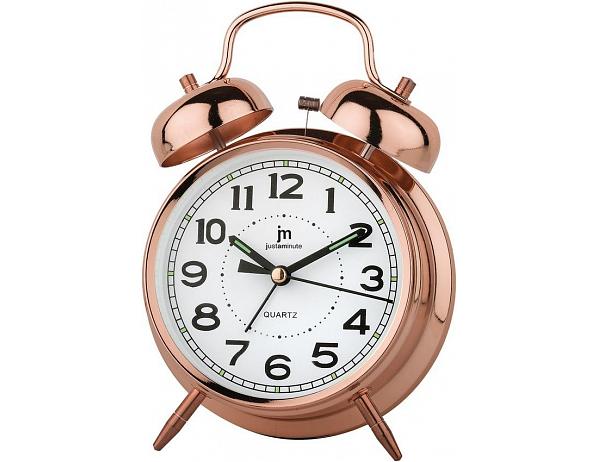 Designový budík JA7041R Lowell 17cm DESIGNOVÉ HODINY