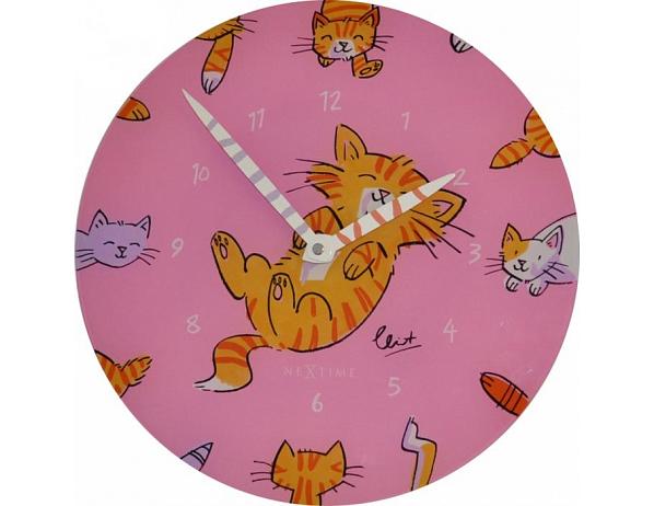 hodiny 8810 Nextime Tickle Tummy 30cm DESIGNOVÉ HODINY