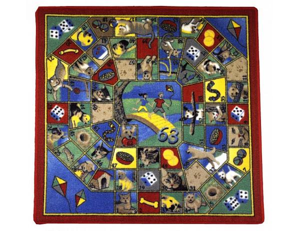 Forliving PSI A KOČKY dětský koberec 92x92 cm VOPI s.r.o.