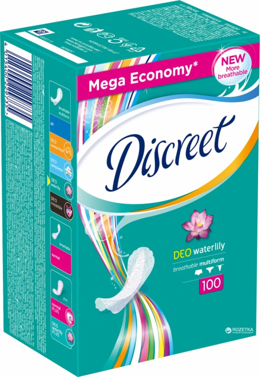 Vložky Intimky Discreet deo waterlily 100ks/bal. Papermax-cz