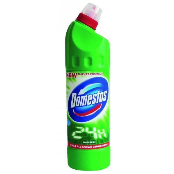 WC 750ml Domestos fresh pine čistí a dezinfikuje Papermax-cz