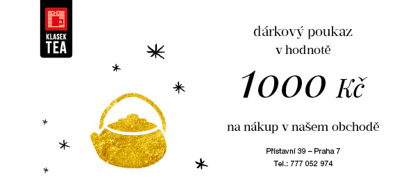 Dárkový poukaz Darjeeling.cz