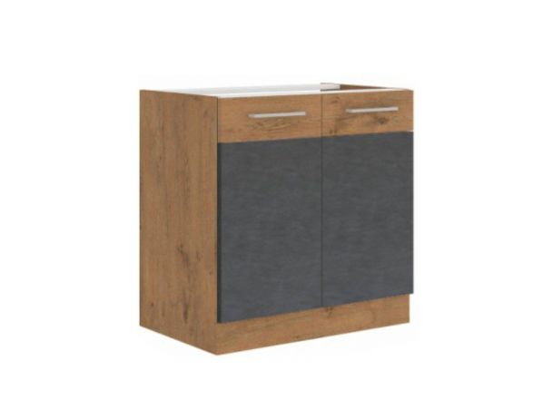 TEMPO KONDELA  Dřezová skříňka VEGA 80 ZL 2F BB