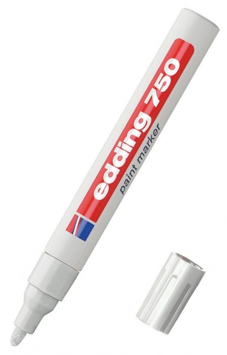 Popisovač  Edding 750 lakový bílá šíře 2 - 4mm Papermax-cz