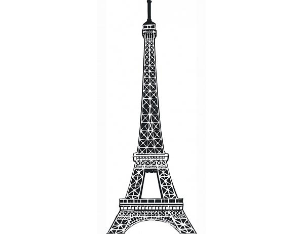 Samolepící dekorace Eiffelova věž Nibowaka - Jana Vondrušová