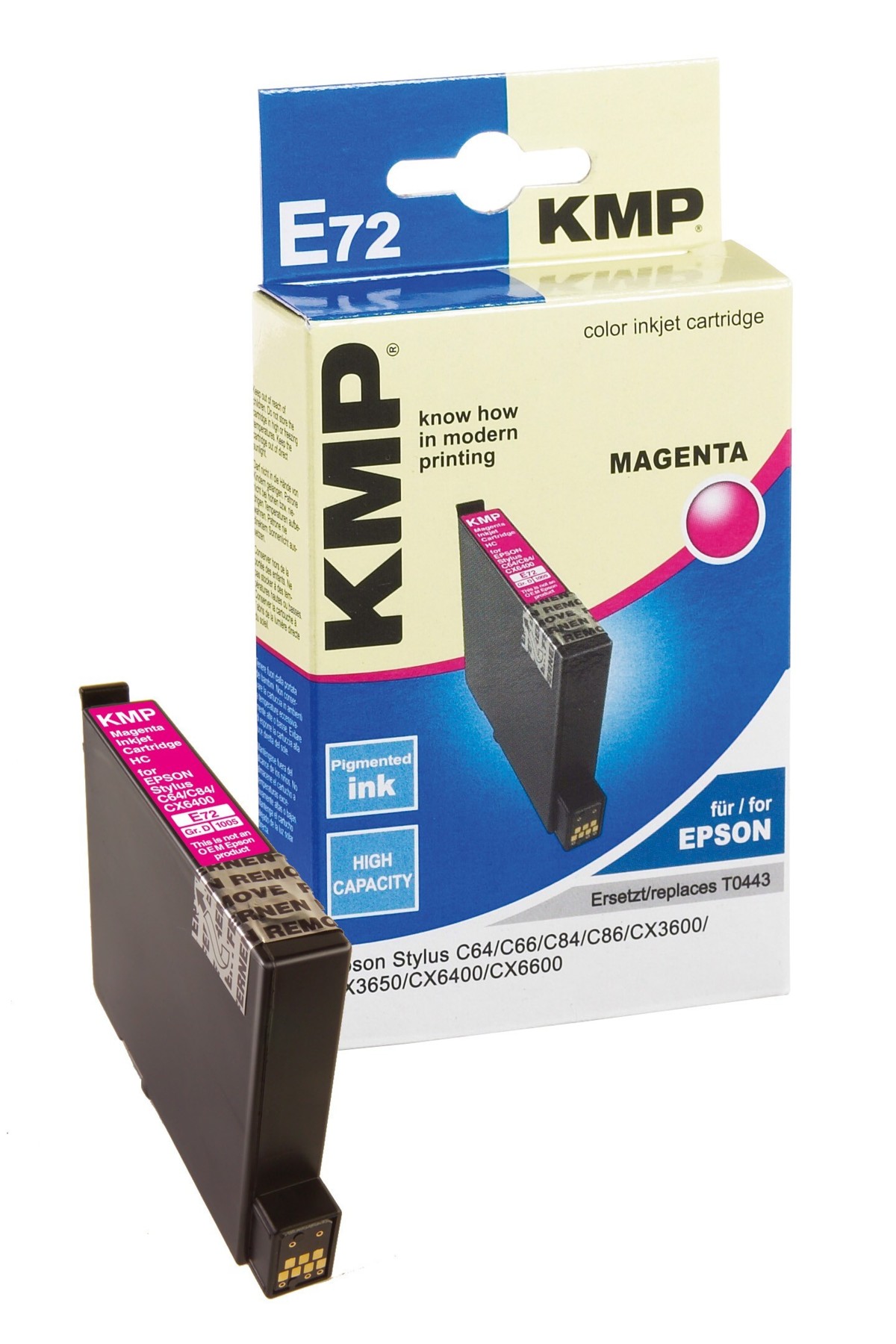 Kompatibilní ToneryNáplně Epson T044340 - KMP