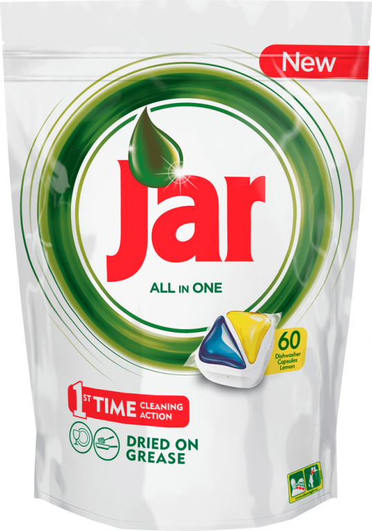 Jar kapsle do myčky yellow 60ks Papermax-cz