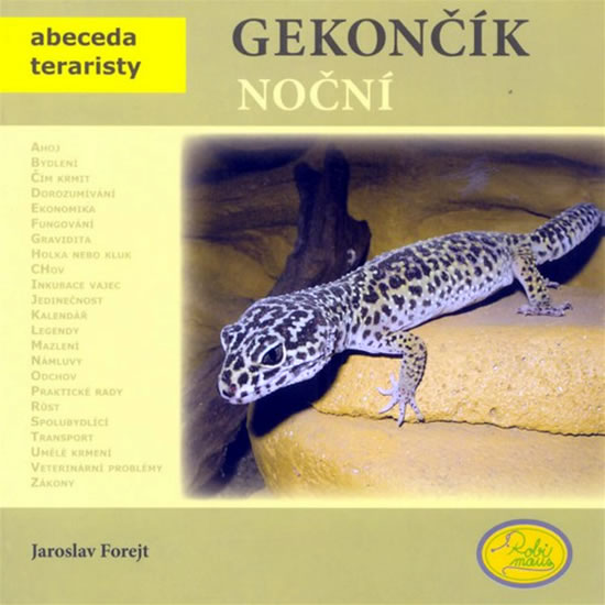 Gekončík noční - abeceda teraristy