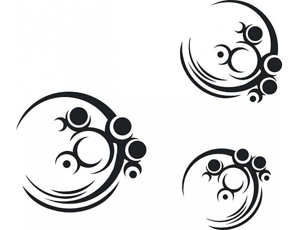 Forliving Samolepící dekorace Geometrické tvary 5 Nibowaka - Jana Vondrušová