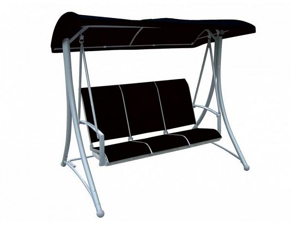 Zahradní houpačka Hollywood černá Rojaplast