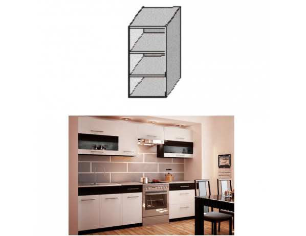 TEMPO KONDELA  Tempo Kondela JURA NEW B GO-20 horní policová skříňka 20x30x64