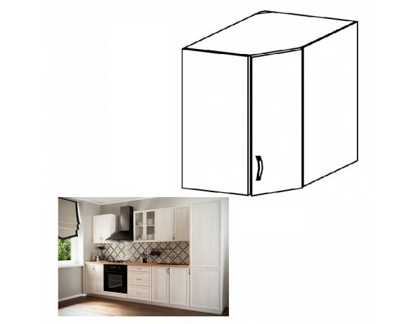 TEMPO KONDELA  Horní rohová skříňka G60N