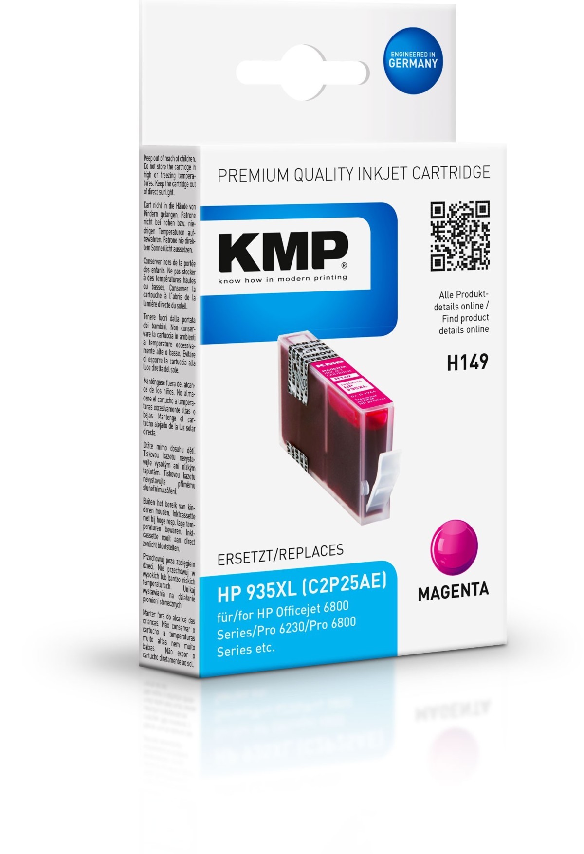 Kompatibilní ToneryNáplně HP 935XL - KMP